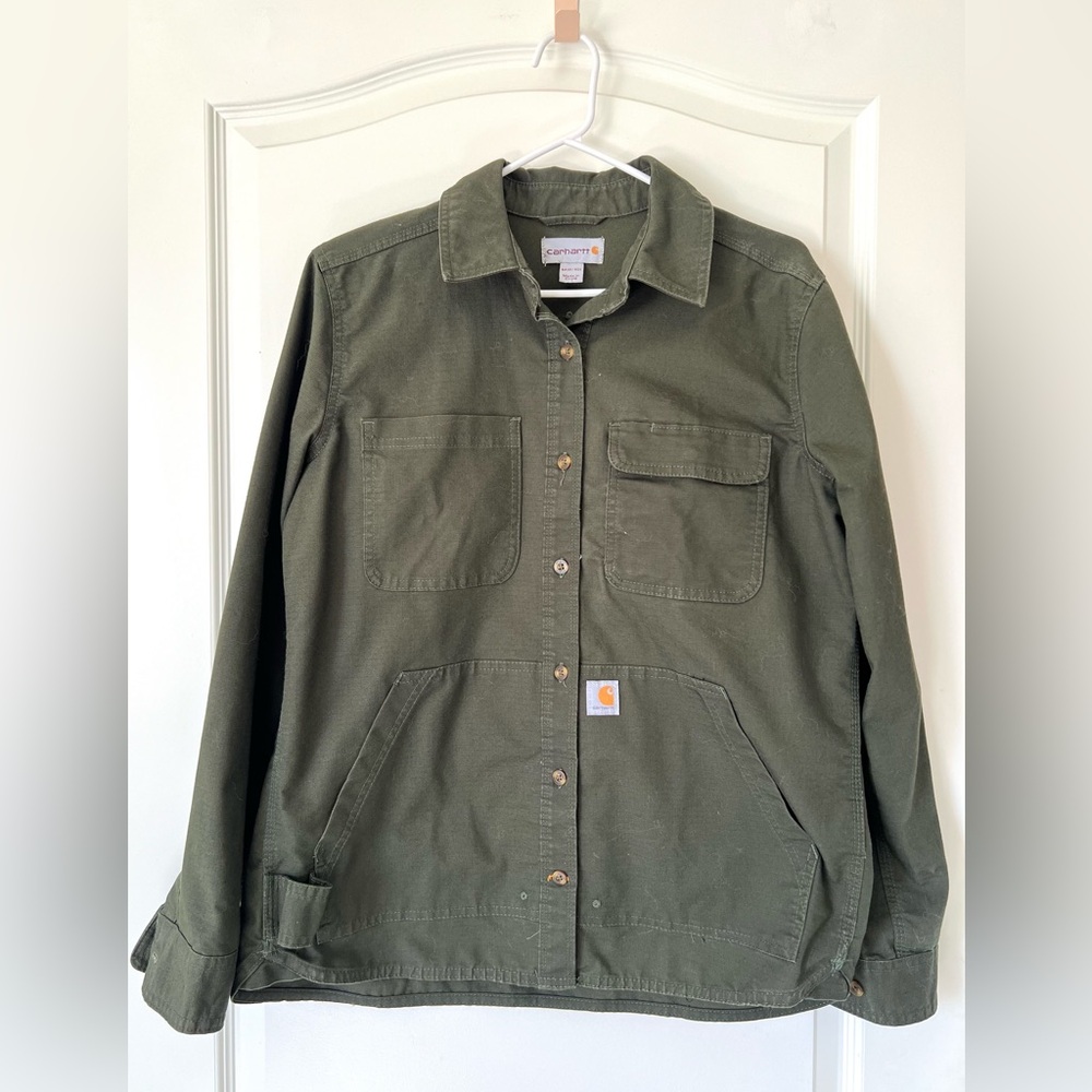 Carhartt Women’s Olive Green’s shirt - Picture 4 of 5
